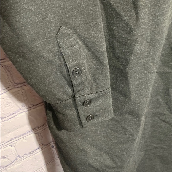 Lauren Ralph Lauren Womens Long Sleeve Shirt Dress Dark Gray Size 1X Casual - Picture 3 of 5